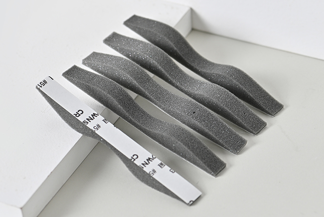 M shape sponge strip