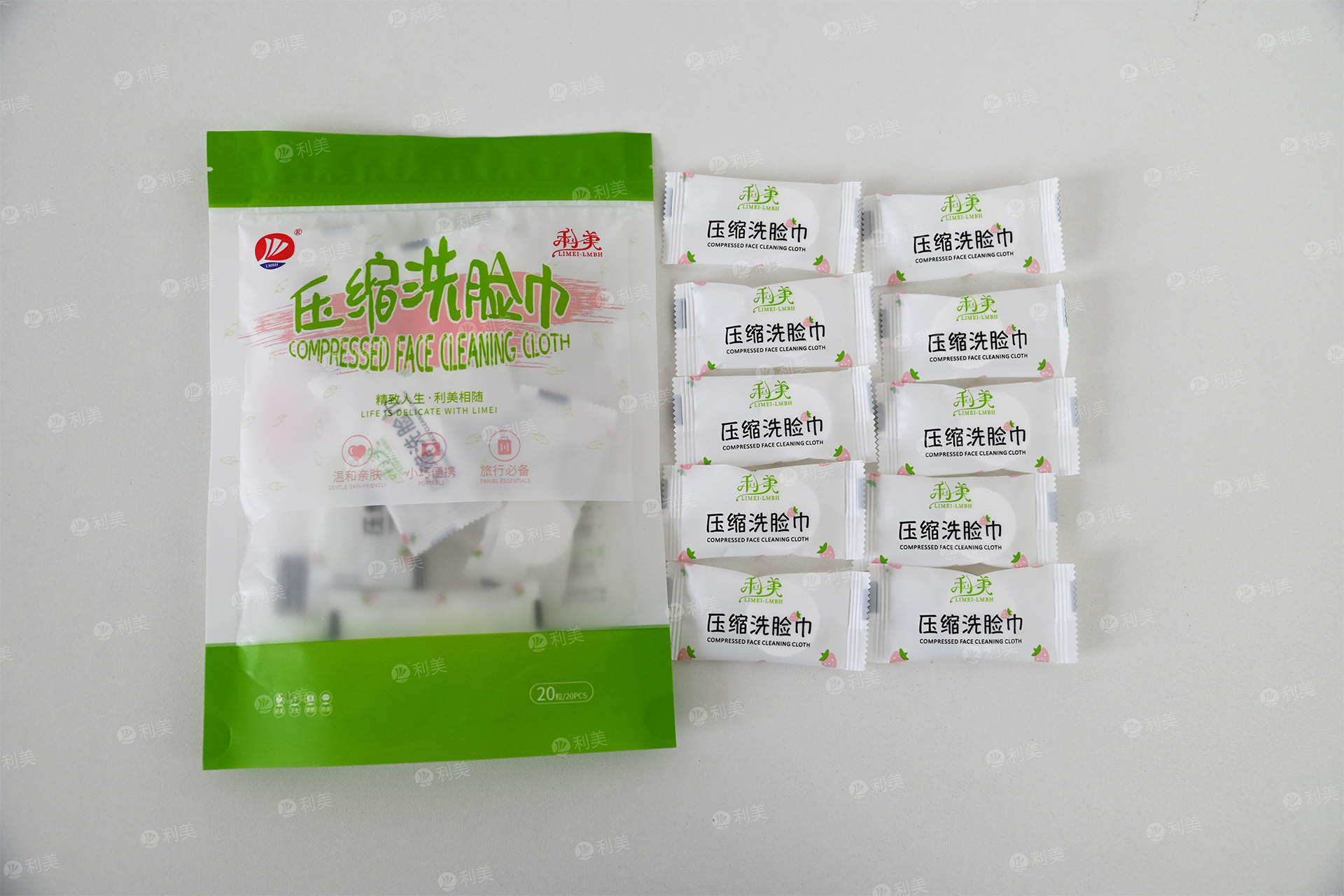 DISPOSABLE ROUND COMPRESSED FACE TOWELMain picture No3张
