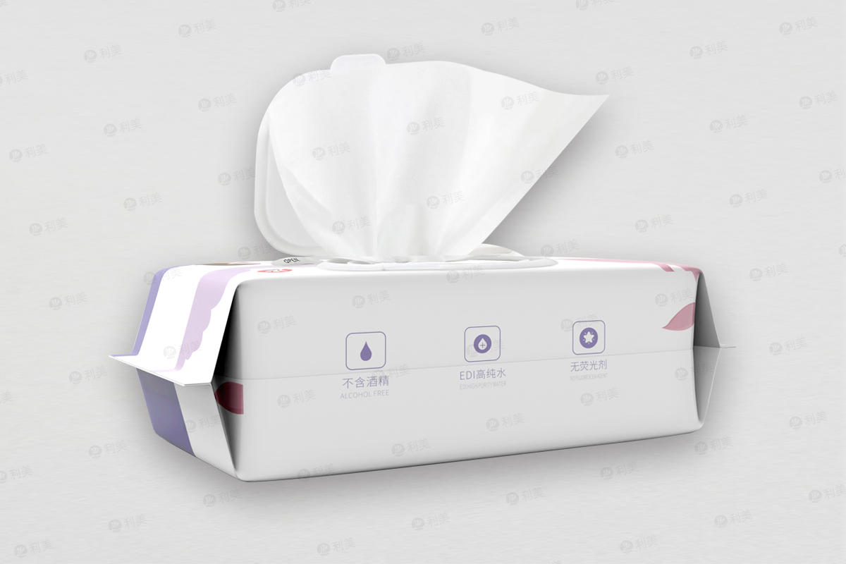 DRAW-OUT SINITARY WET WIPES OF PURPLE WHALE 80PCSMain picture No4张