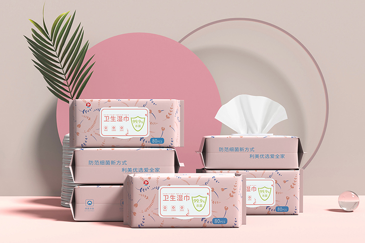 DRAW-OUT SINITARY WET WIPES OF FLOWER SERIES 80PCS